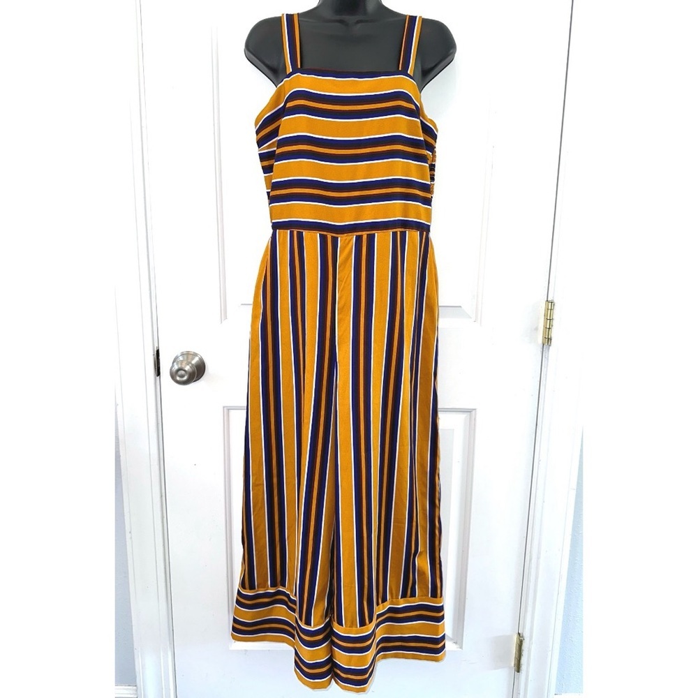 Japna Multi Colored Wide Leg Jumpsuit